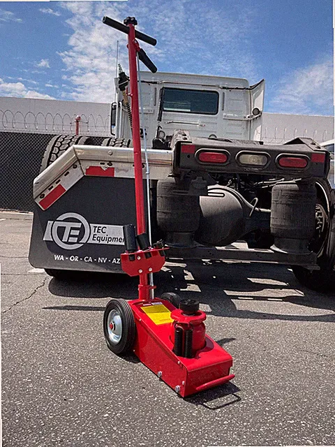 22 Ton Hydraulic Floor Jack Air-Operated Axle Bottle Jack Lift Extension Saddle
