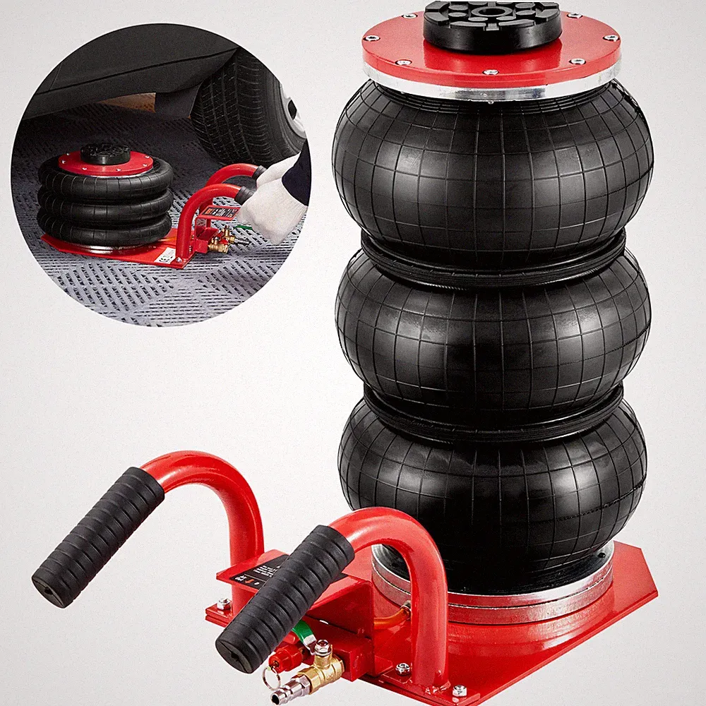 3 Ton/6600 lbs Triple Bag Air Jack Quick Air Bag Jack Lift Up to 17.7
