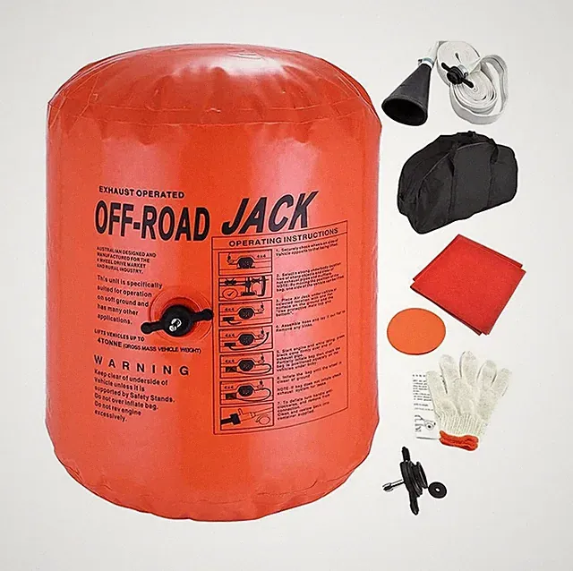 4-Ton Exhaust Air Jack - Portable Inflatable Car Lifting Bag for SUV, Truck &...