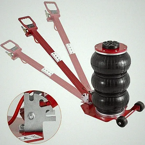 Air Jack,3 Ton/6600 lbs Triple Bag Air Jack,Airbag Jack w/Six Steel Pipes,Lift u
