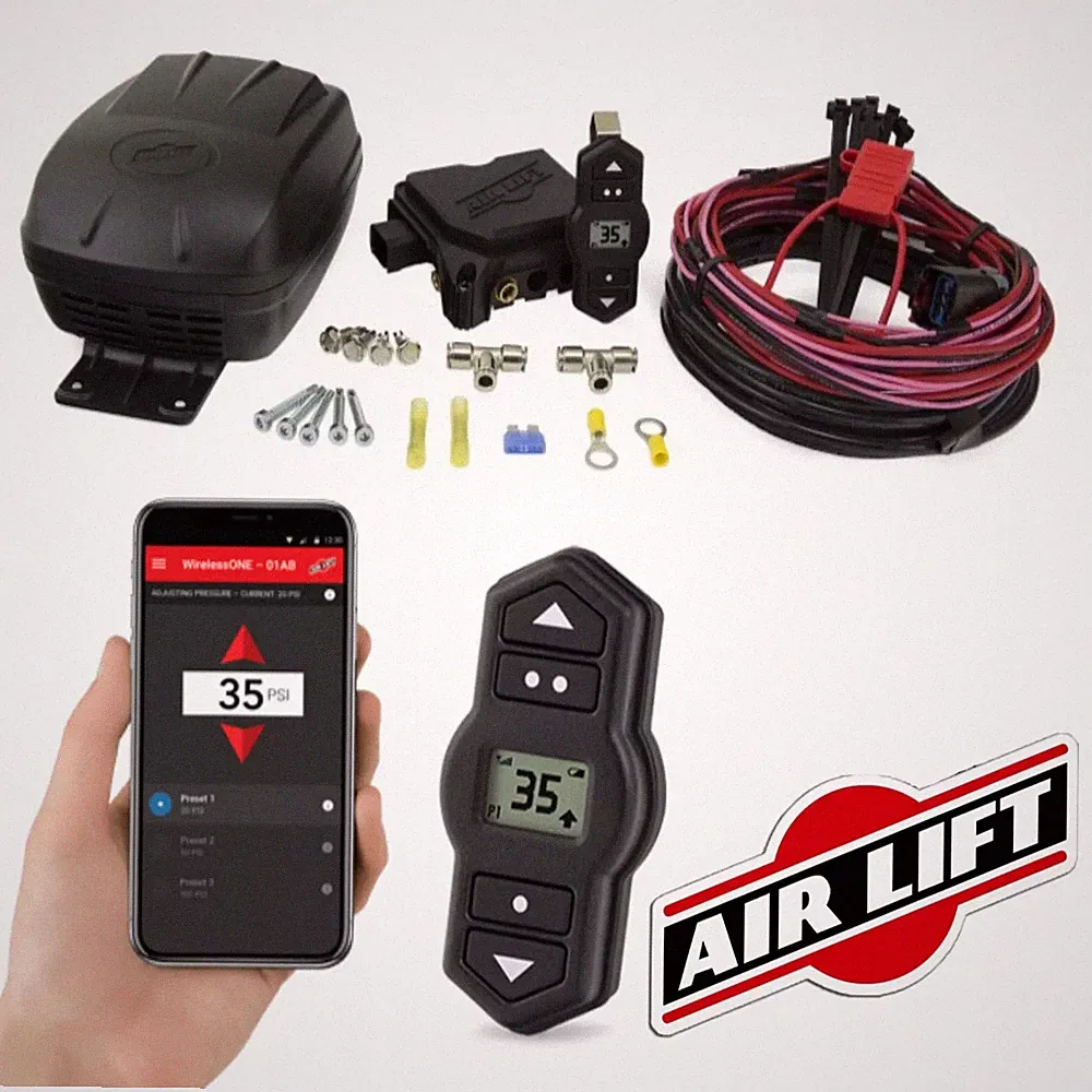 Air Lift 25980 WirelessONE 2nd Gen Single-Path Compressor for Air Springs