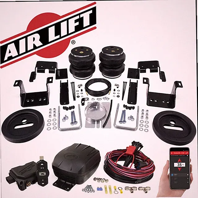 Air Lift LoadLifter 7500XL Bags & Wireless Compressor 11-19 Silverado Sierra HD