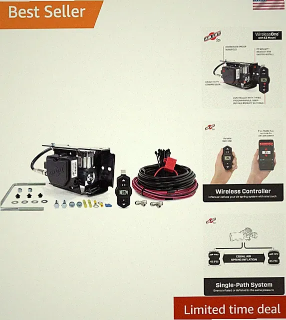 Compact 2-Gallon Wireless Air System with EZ Mount for Effortless Tire Inflation