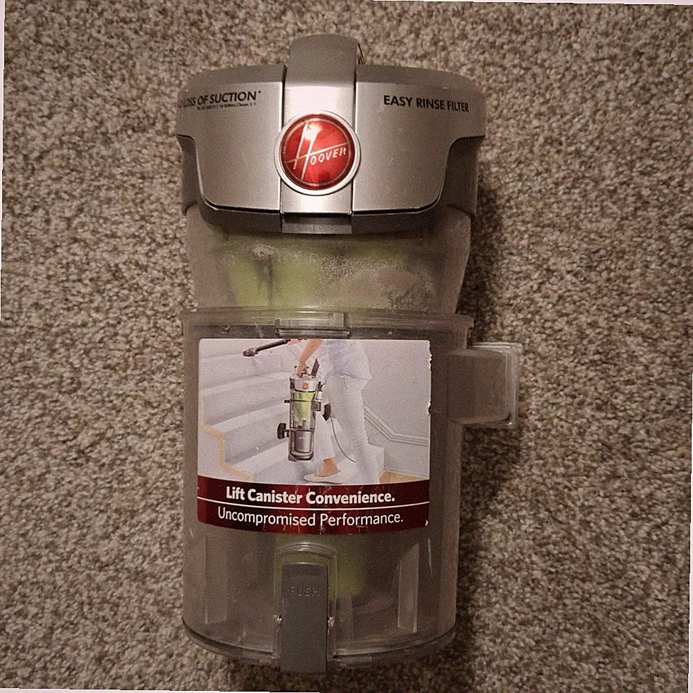 Hoover Air Lift Deluxe Vacuum UH72511 Vacuum OEM Dirt Bin Canister Assembly