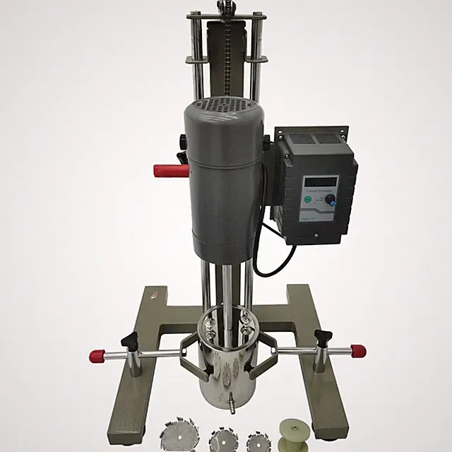 Lifting Vertical Timing High-speed Grinding Disperser and Mixer Machine 220V