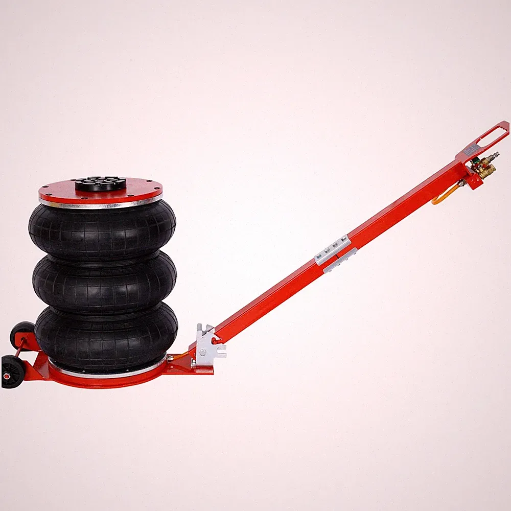 Portable Air Lift Bag Jack 5T 11000lbs Off-Road Terrain Jack Red Steel