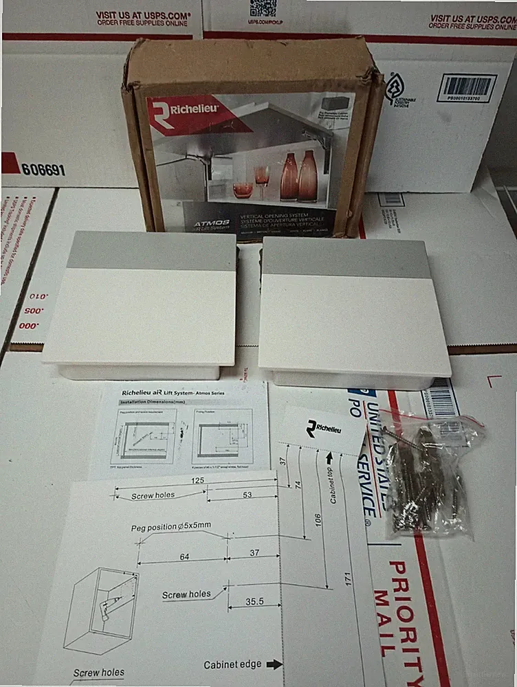 RICHELIEUR ATMOS AIR LIFT SYSTEM VERTICAL OPENING SYSTEM OPEN BOX FAST SHIPPING