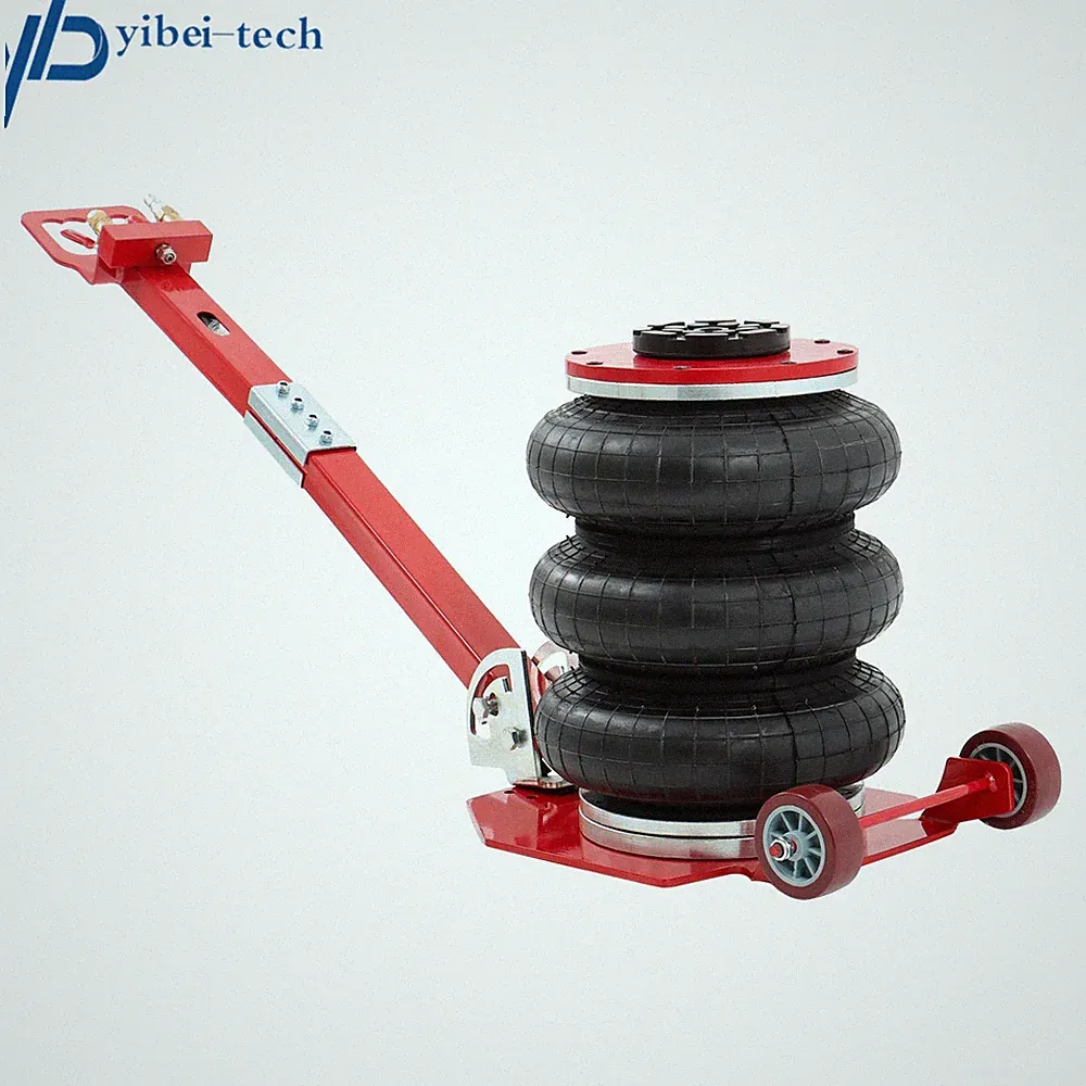 Triple Bag Air Jack 3 Ton/6600 lbs Pneumatic Jack For Car SUV Lifting Red / Bule