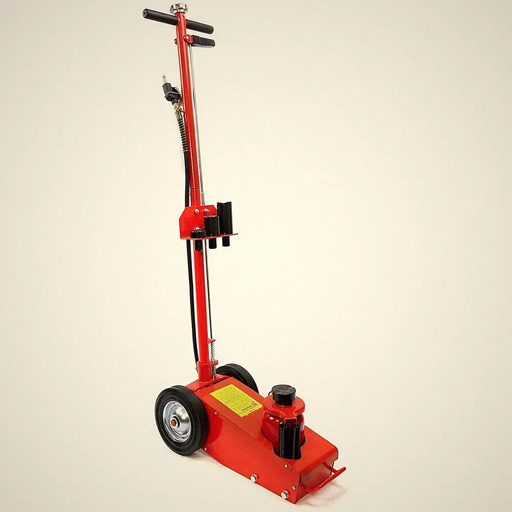 XtremepowerUS 22 Ton Air Hydraulic Operate Floor Jack Truck Power Lift Auto, Red